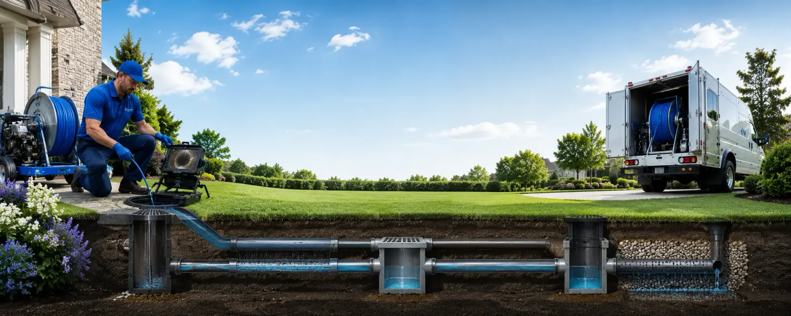 Outdoor drain cleaning information for Emma, MO